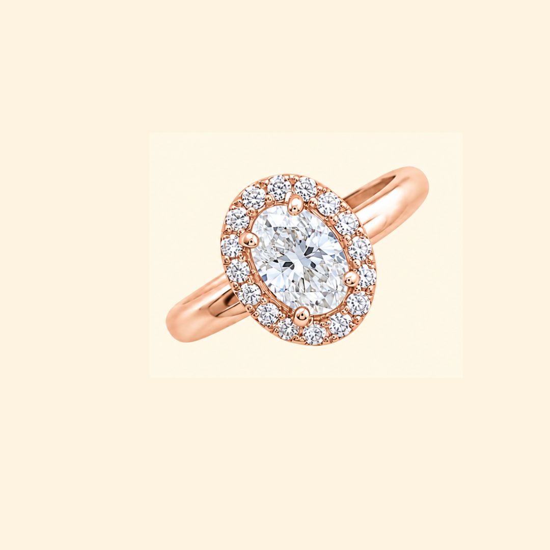 Corallina Oval Ring in Zirconia