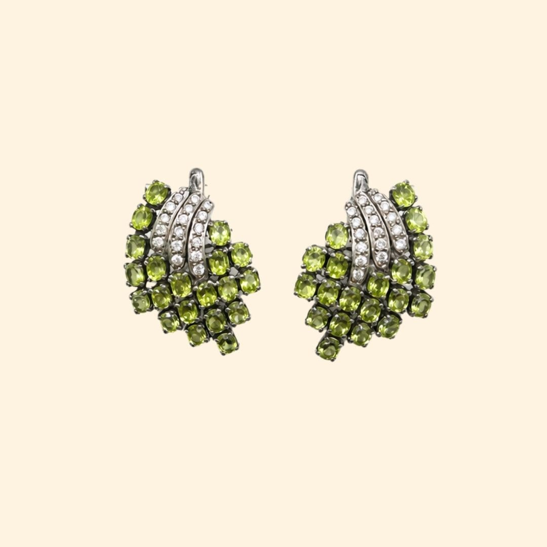 Pavlin Earrings in Peridot