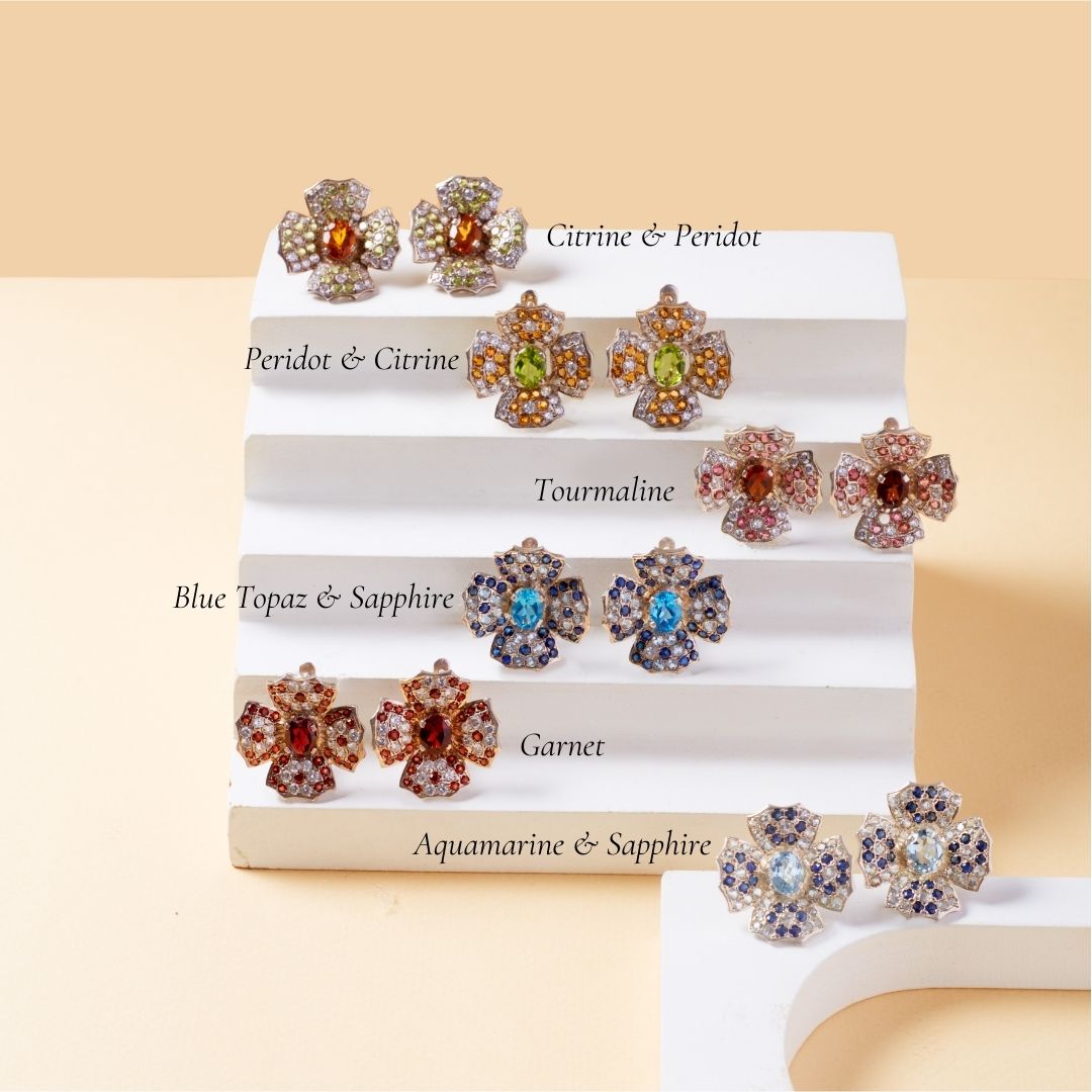 4 Petal Ring & Earring Set