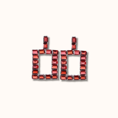 Deco Earrings in Square