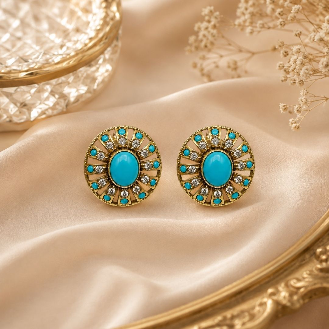 Mimosa Earring In Turquoise