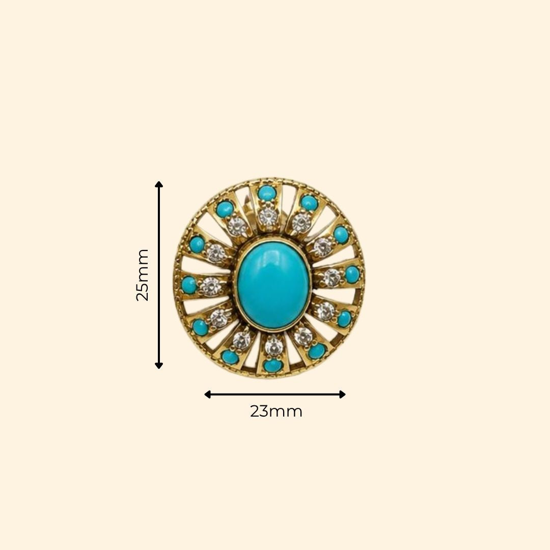 Mimosa Earring In Turquoise