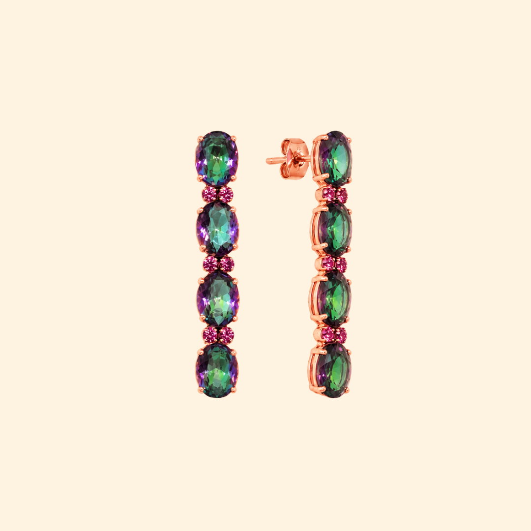 Mystara Earrings in Mystic Quartz