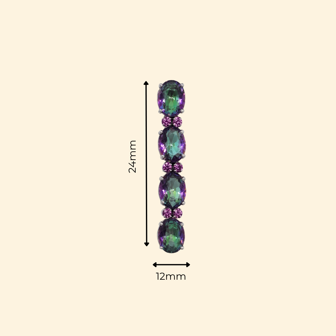 Mystara Earrings in Mystic Quartz