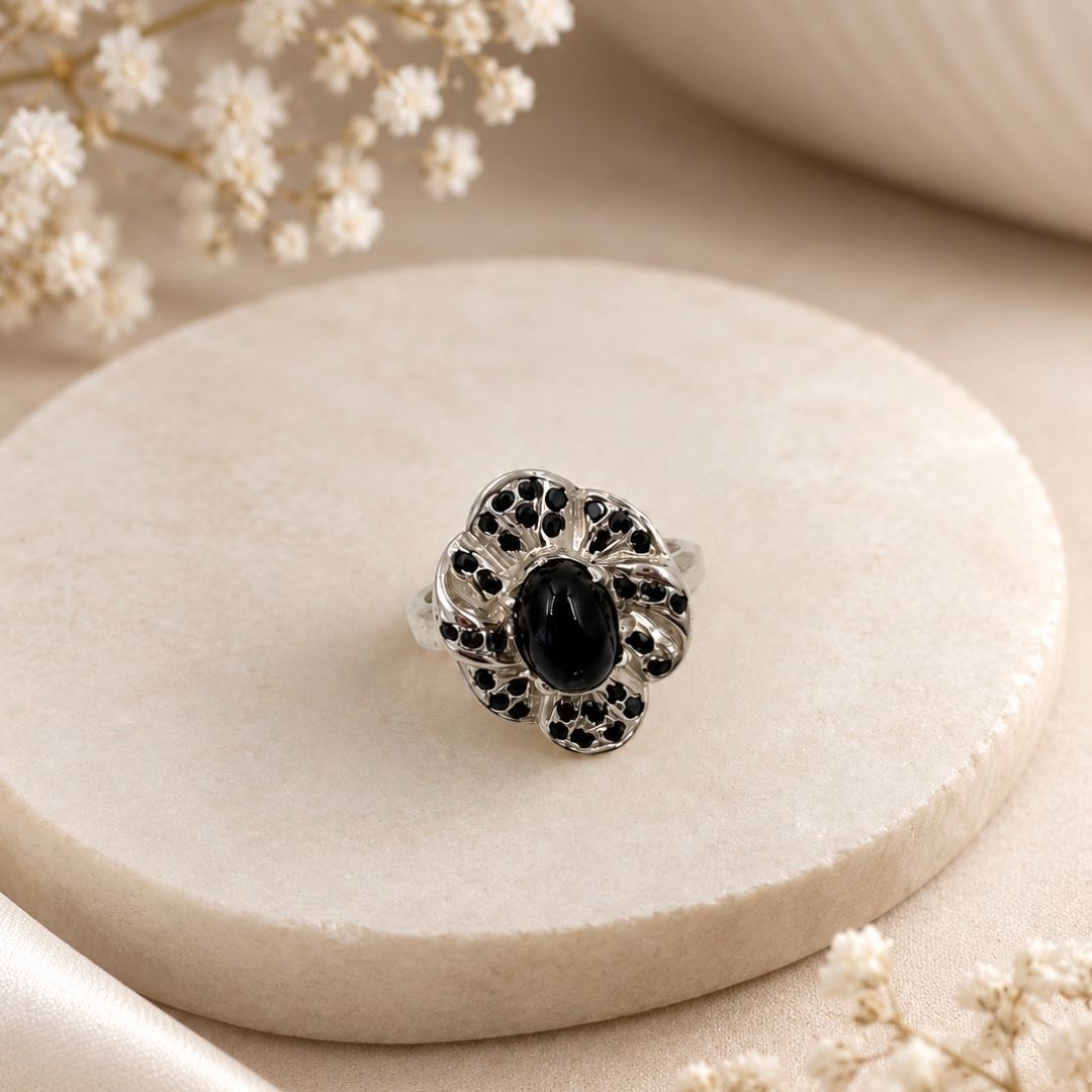 Fiore Ring In Black Star
