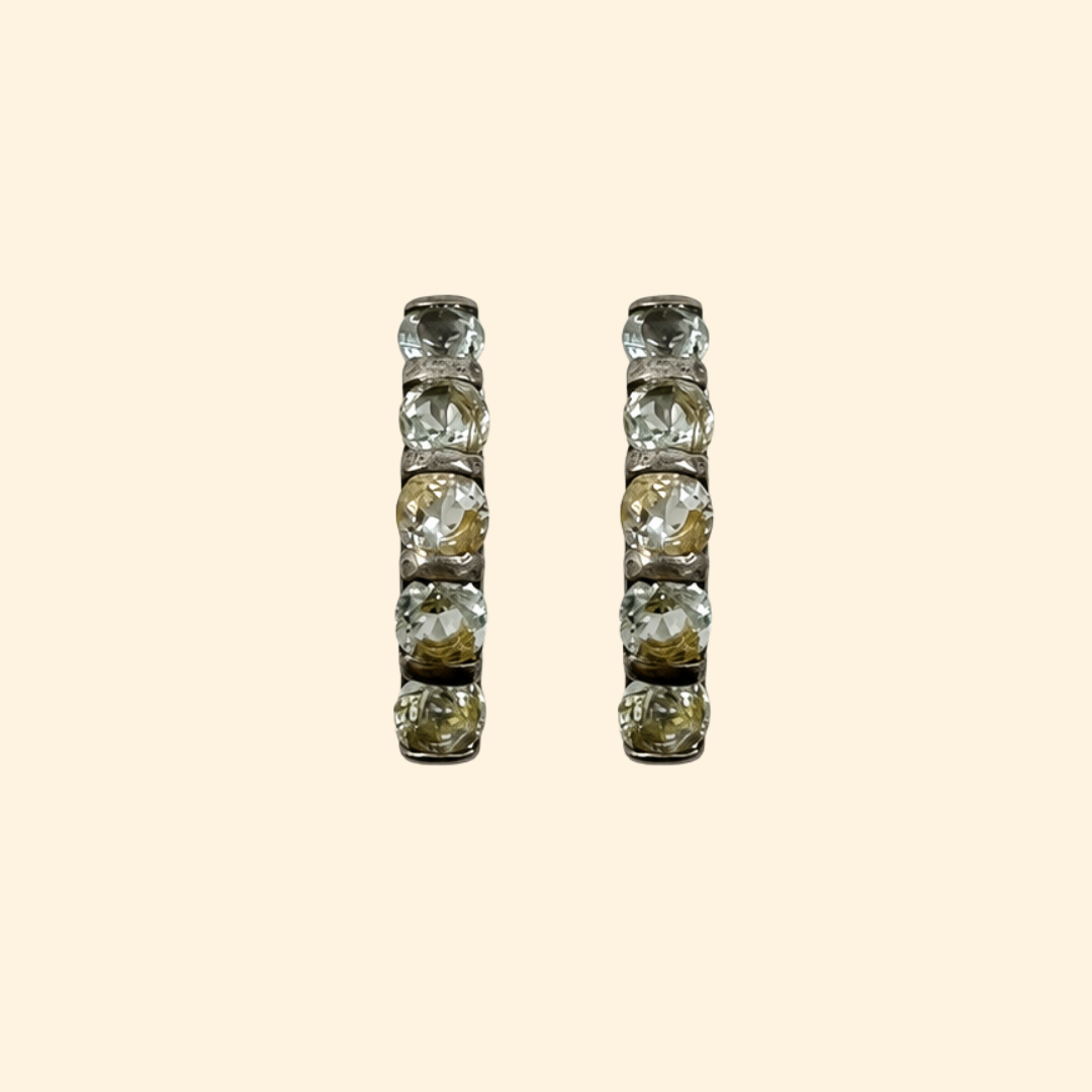Eternity Aquamarine Earrings