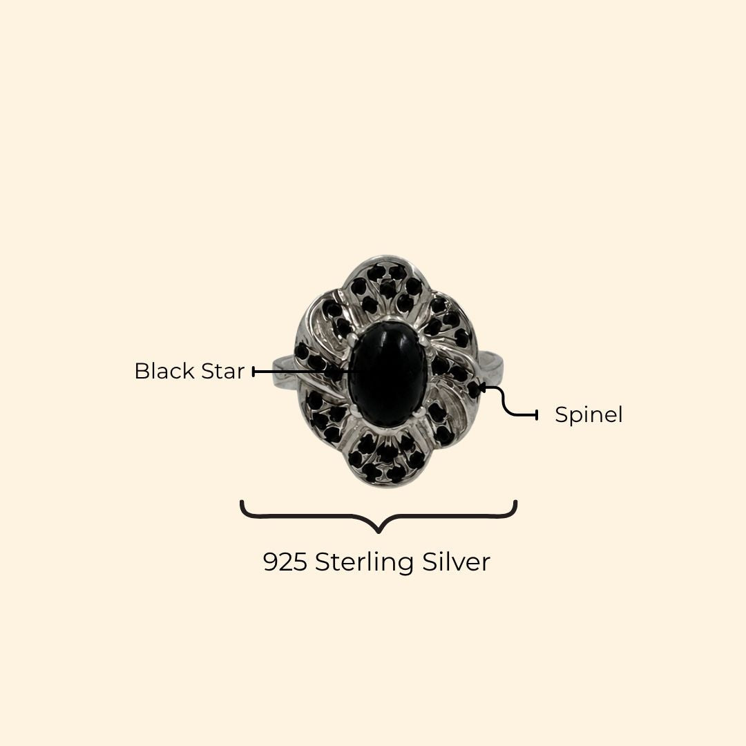 Fiore Ring In Black Star