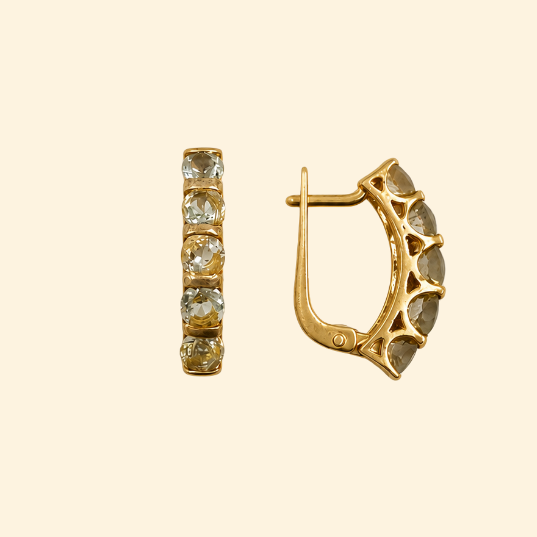 Eternity Aquamarine Earrings