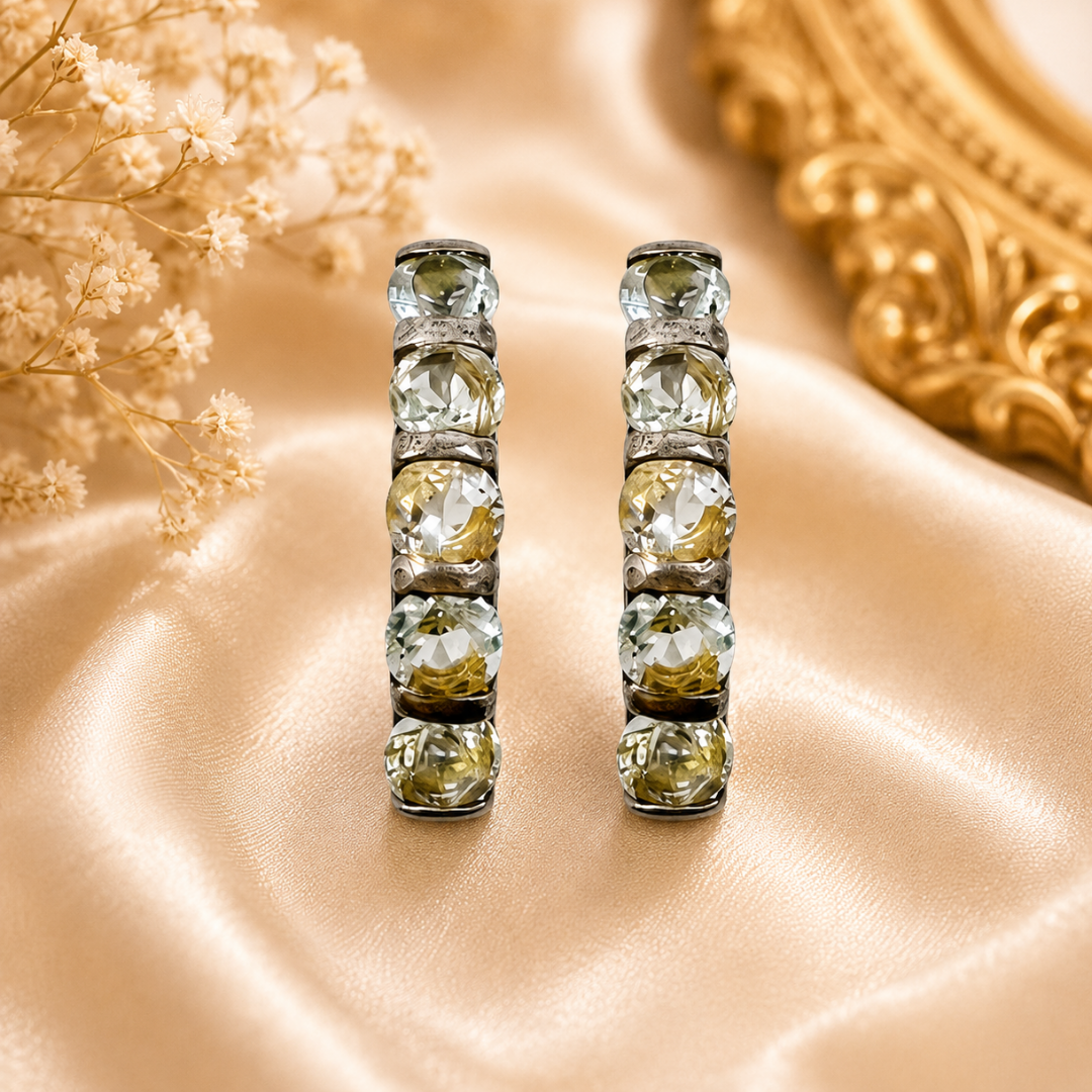 Eternity Aquamarine Earrings