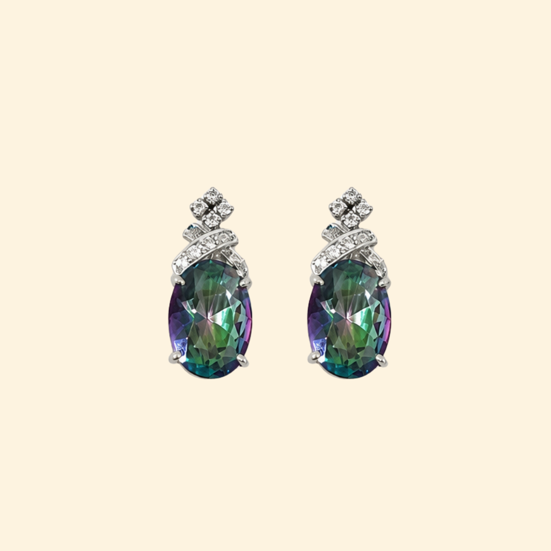 B'Dazzling Earrings in Mystic Quartz