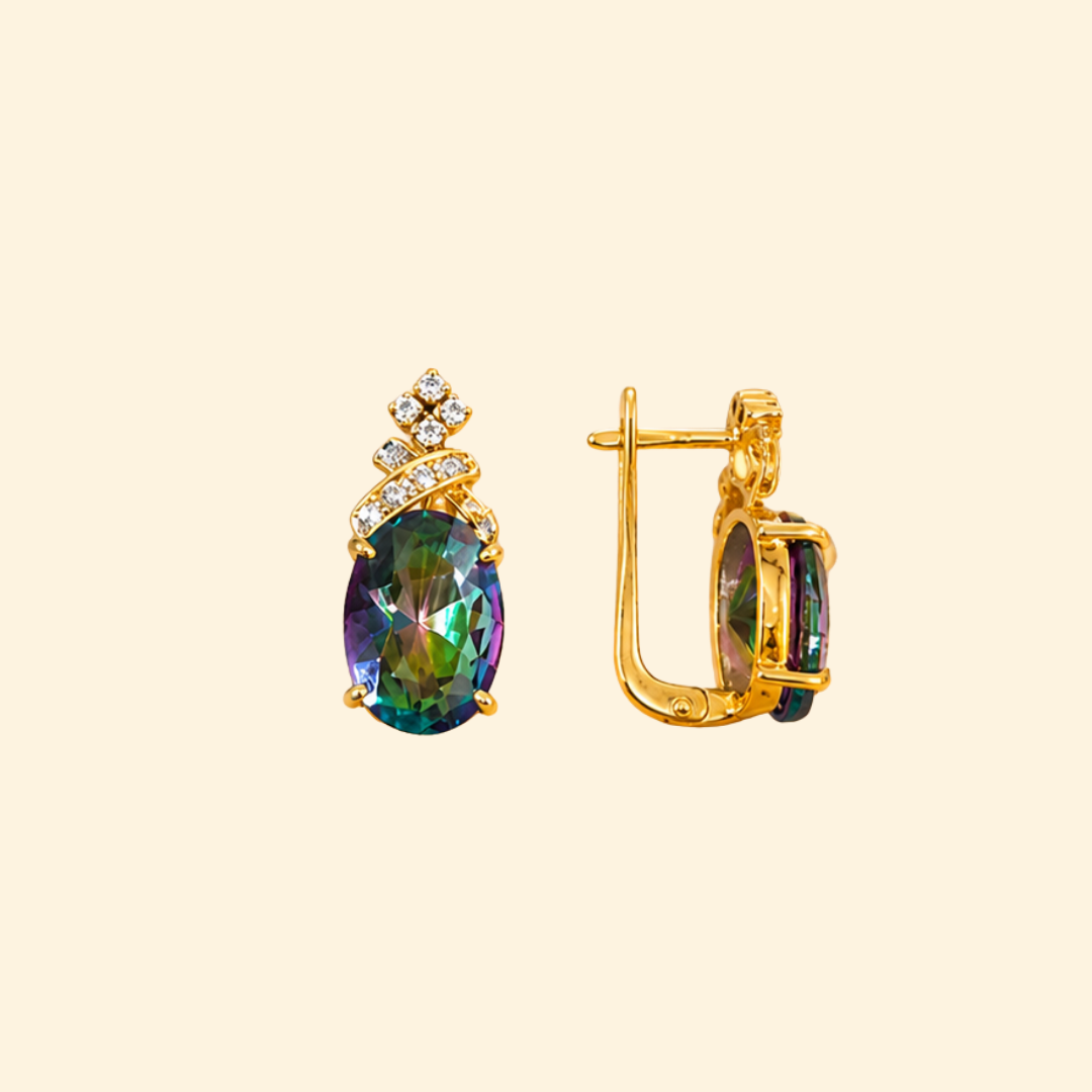 B'Dazzling Earrings in Mystic Quartz