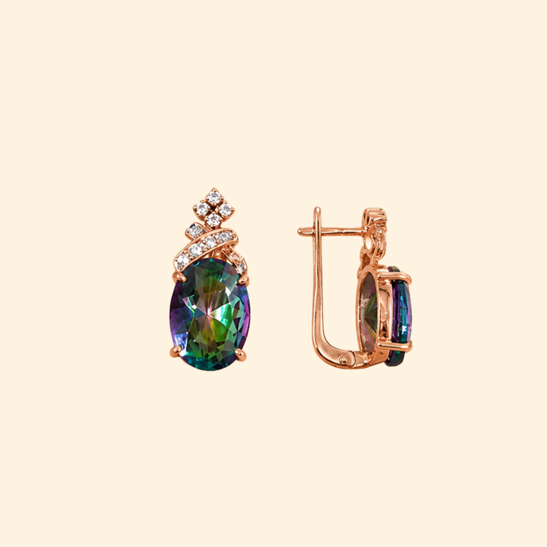 B'Dazzling Earrings in Mystic Quartz
