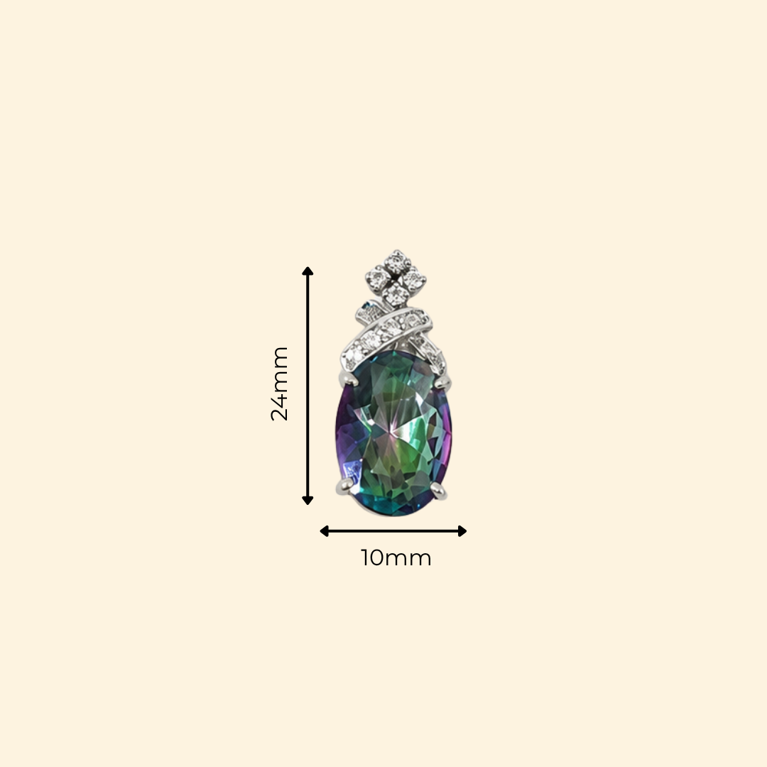 B'Dazzling Earrings in Mystic Quartz