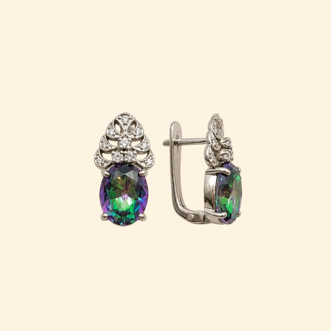 B'dazlling Earrings in Mystic Quartz