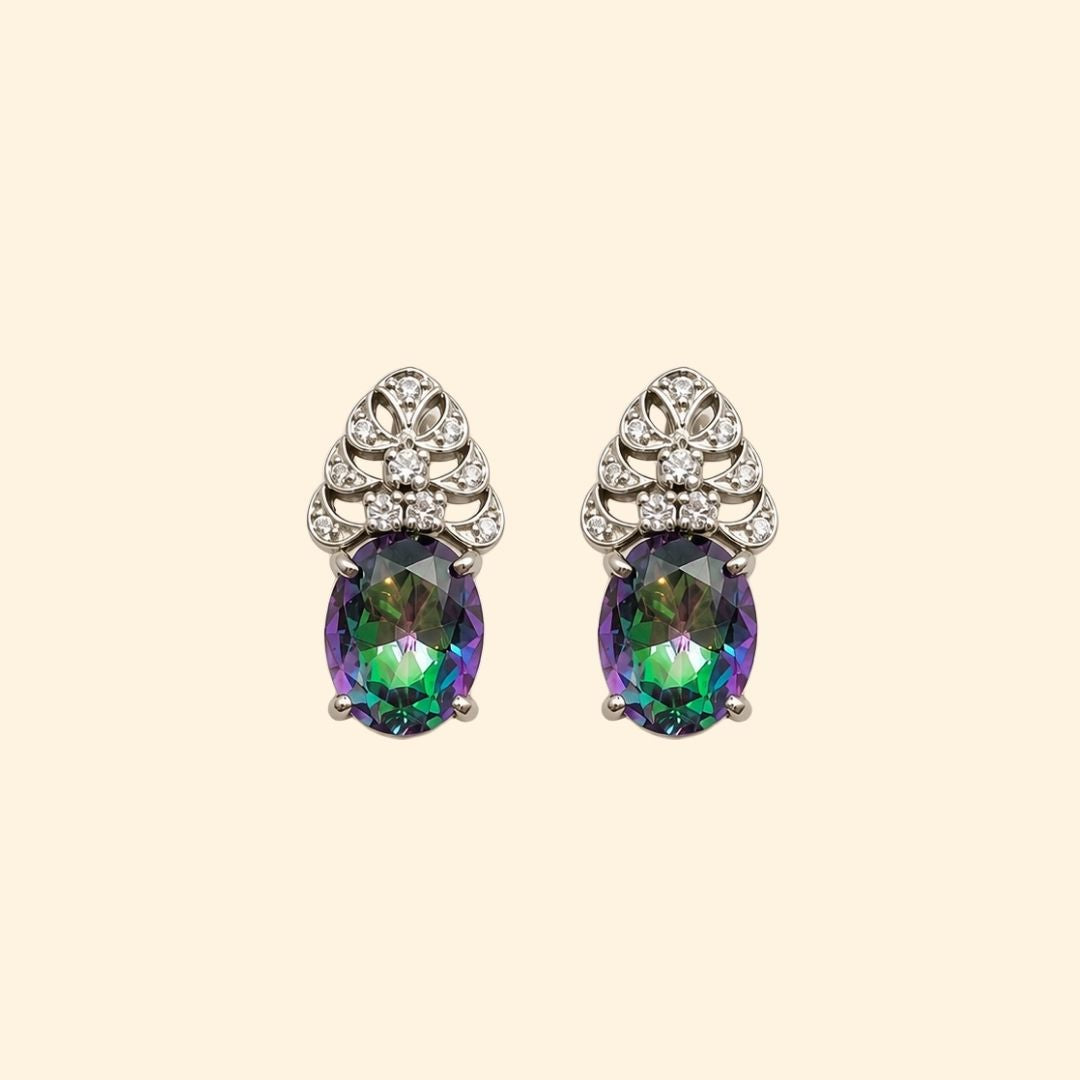 B'dazlling Earrings in Mystic Quartz