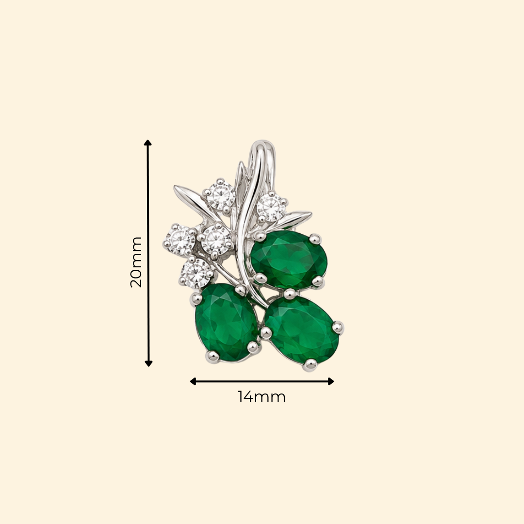 Green Onyx Grape Earrings