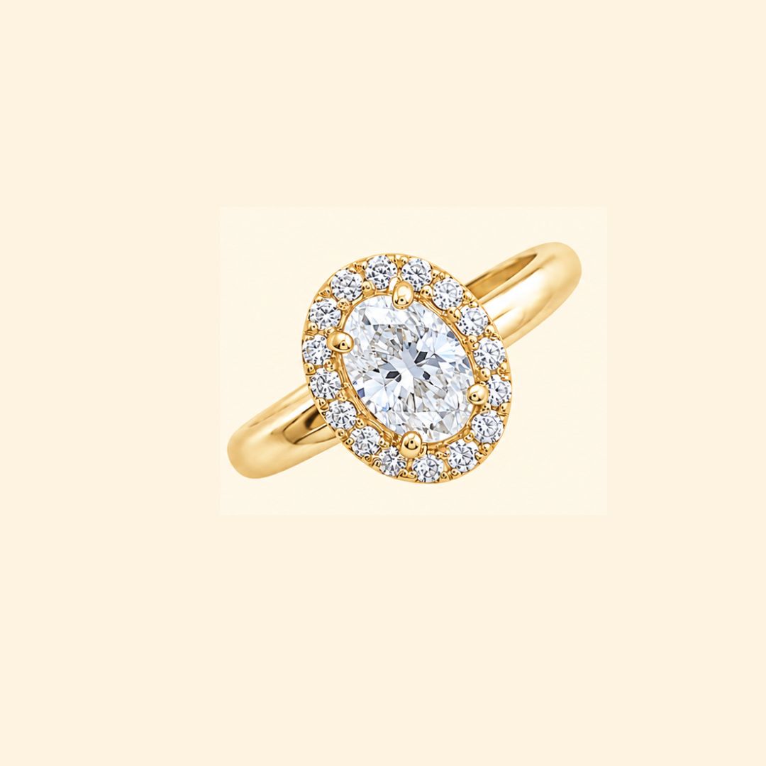 Corallina Oval Ring in Zirconia