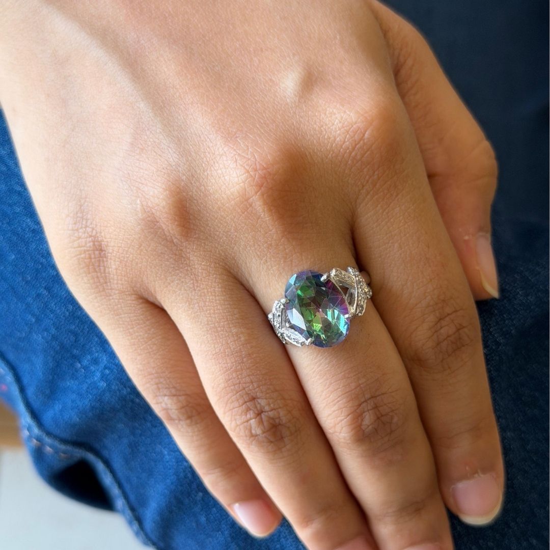B'Dazzling Ring in Mystic Quartz