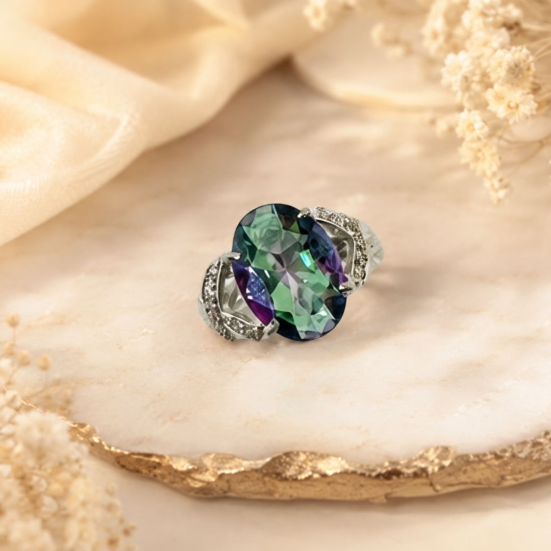 B'Dazzling Ring in Mystic Quartz