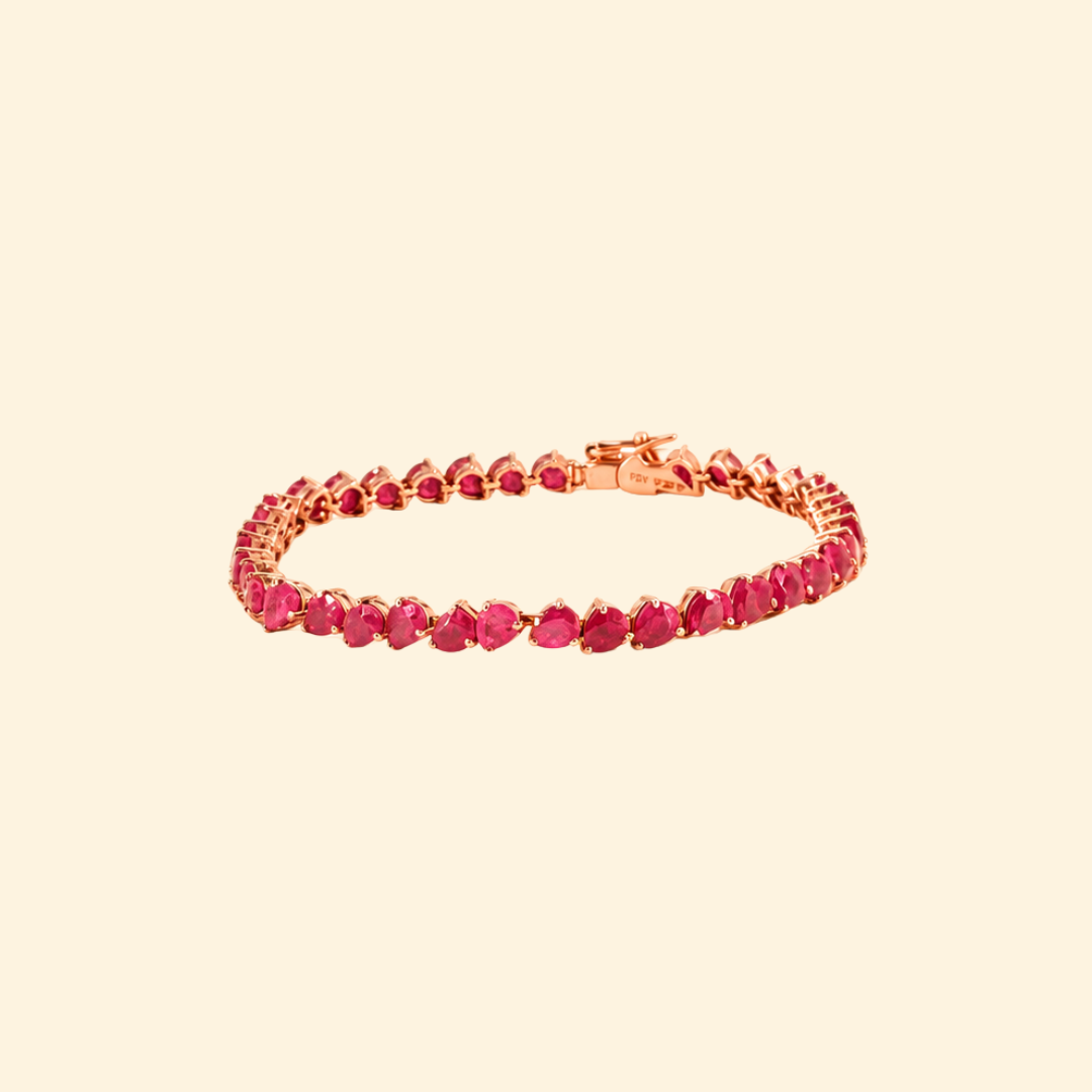 Radiant Ruby Bracelet