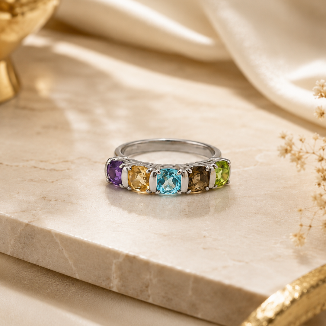 Eternity Ring in Multistone