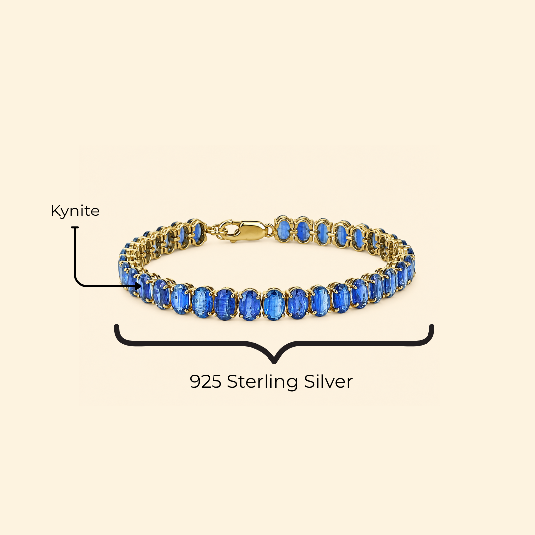 Kyanite Charm Bracelet