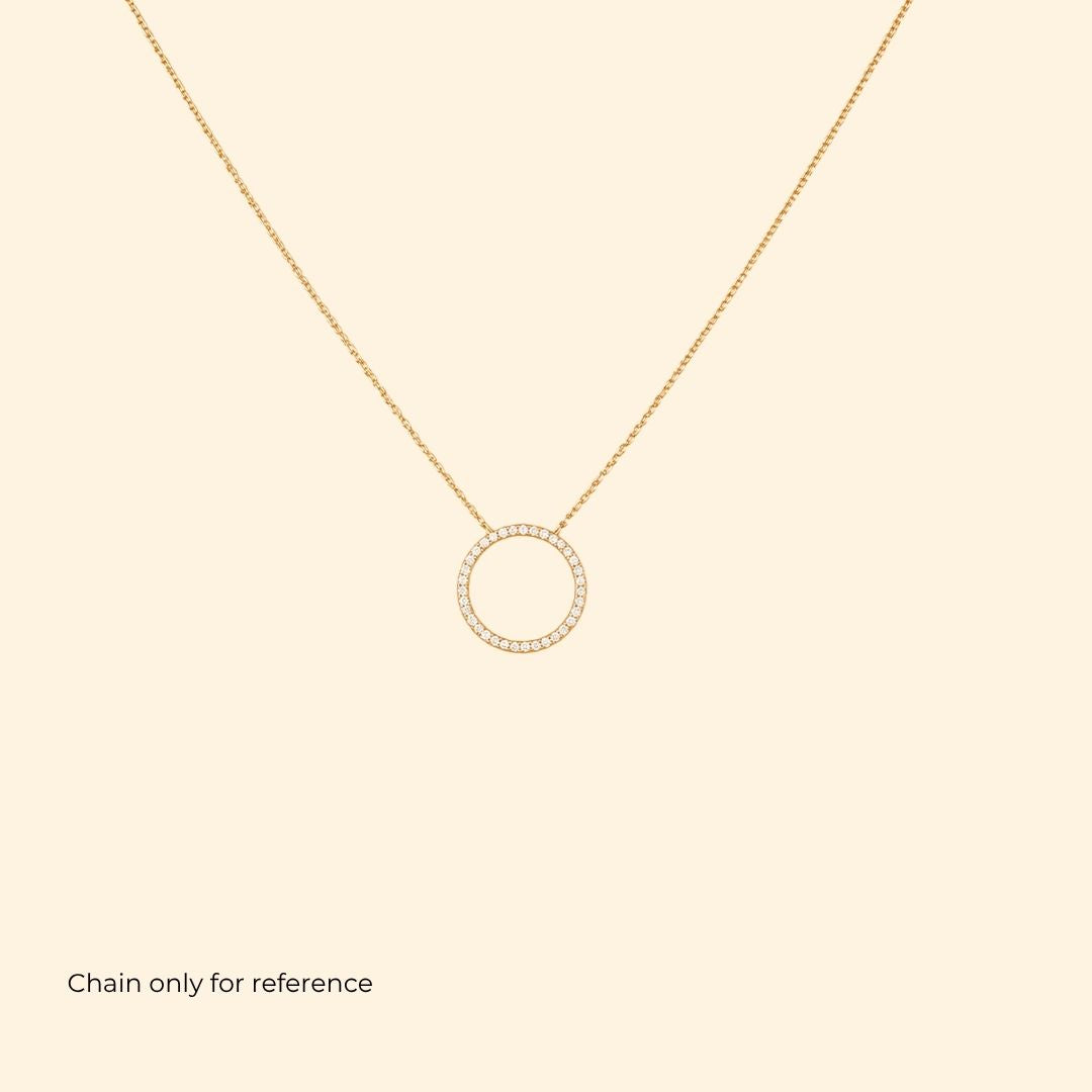 Diamond Eternity Halo Pendant