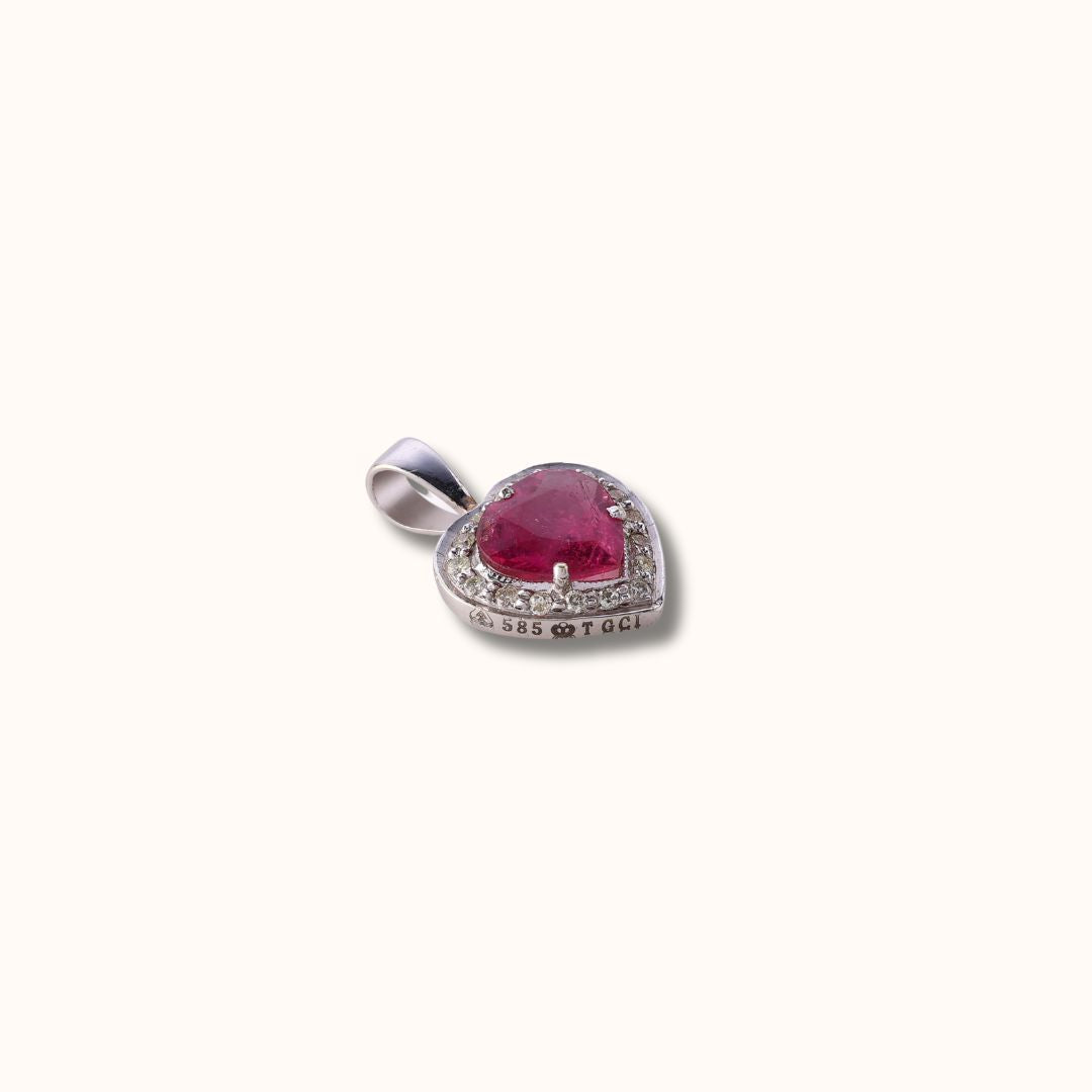 Heart's Desire Tourmaline Pendant