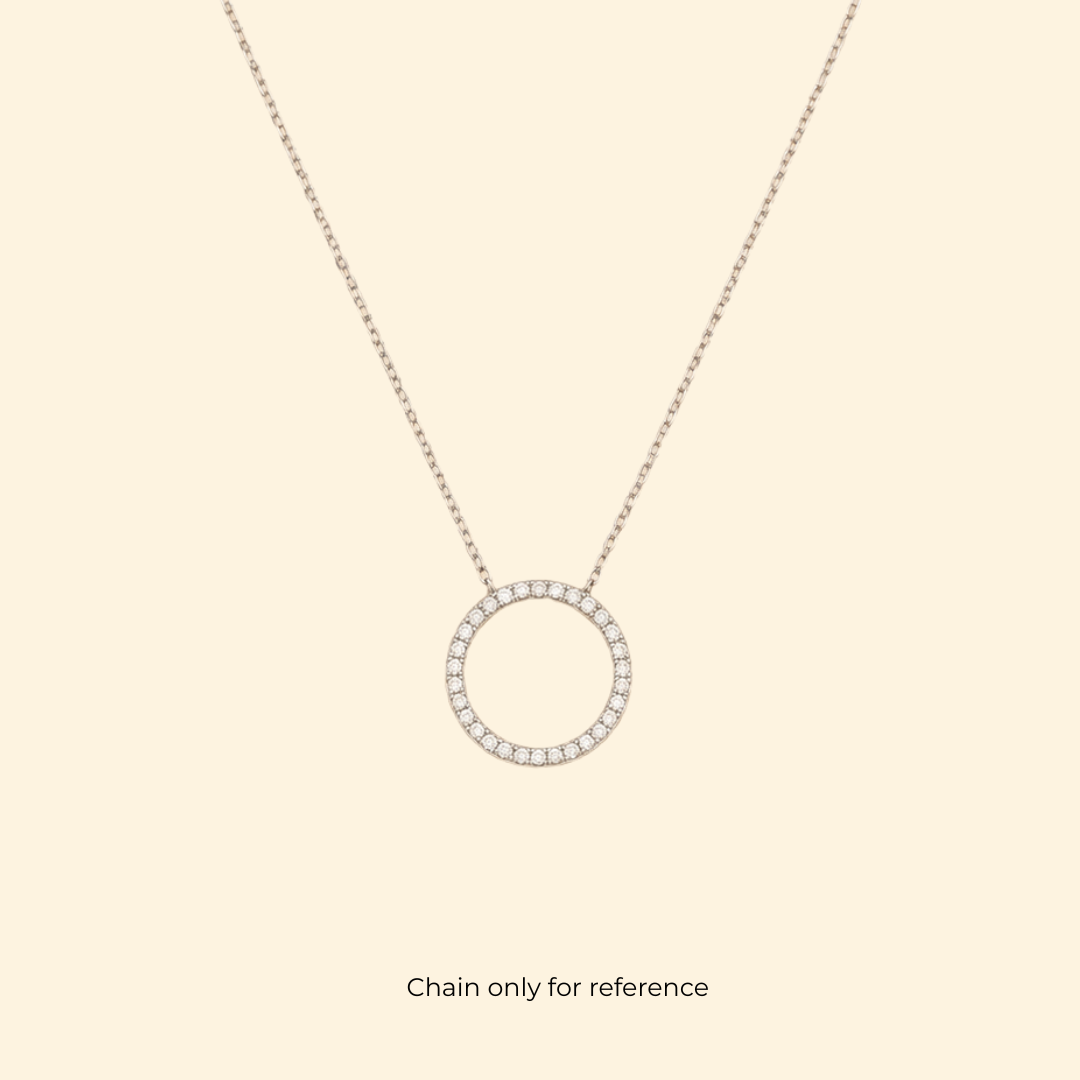 Diamond Eternity Halo Pendant