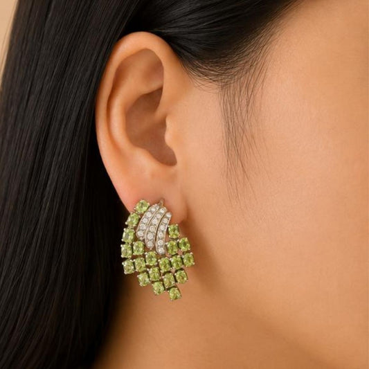 Pavlin Earrings in Peridot