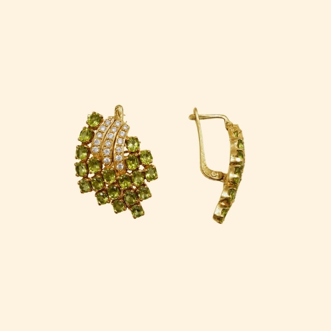 Pavlin Earrings in Peridot