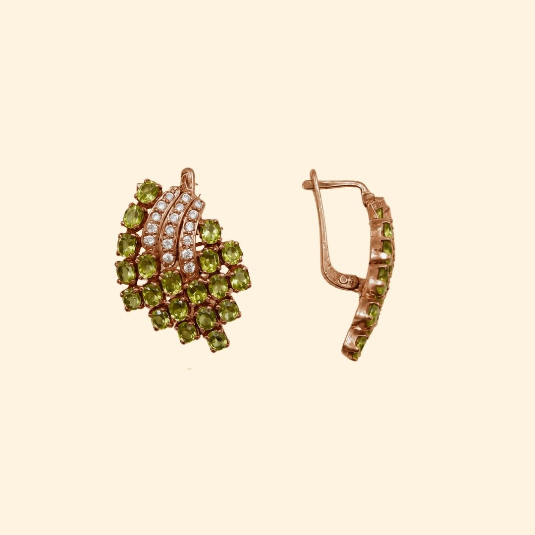 Pavlin Earrings in Peridot