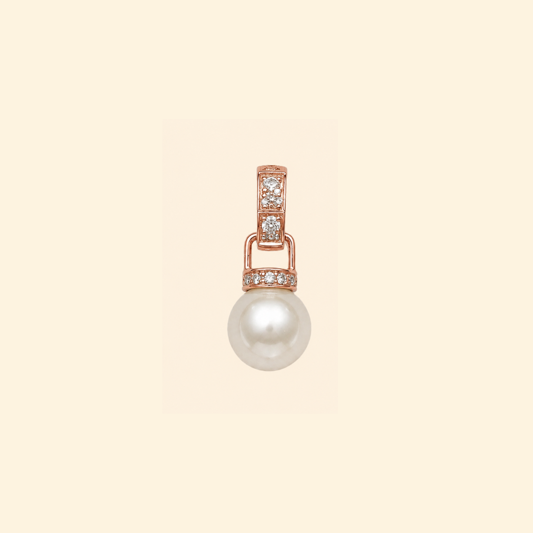 South Sea Pearl Diamond Drop Pendant