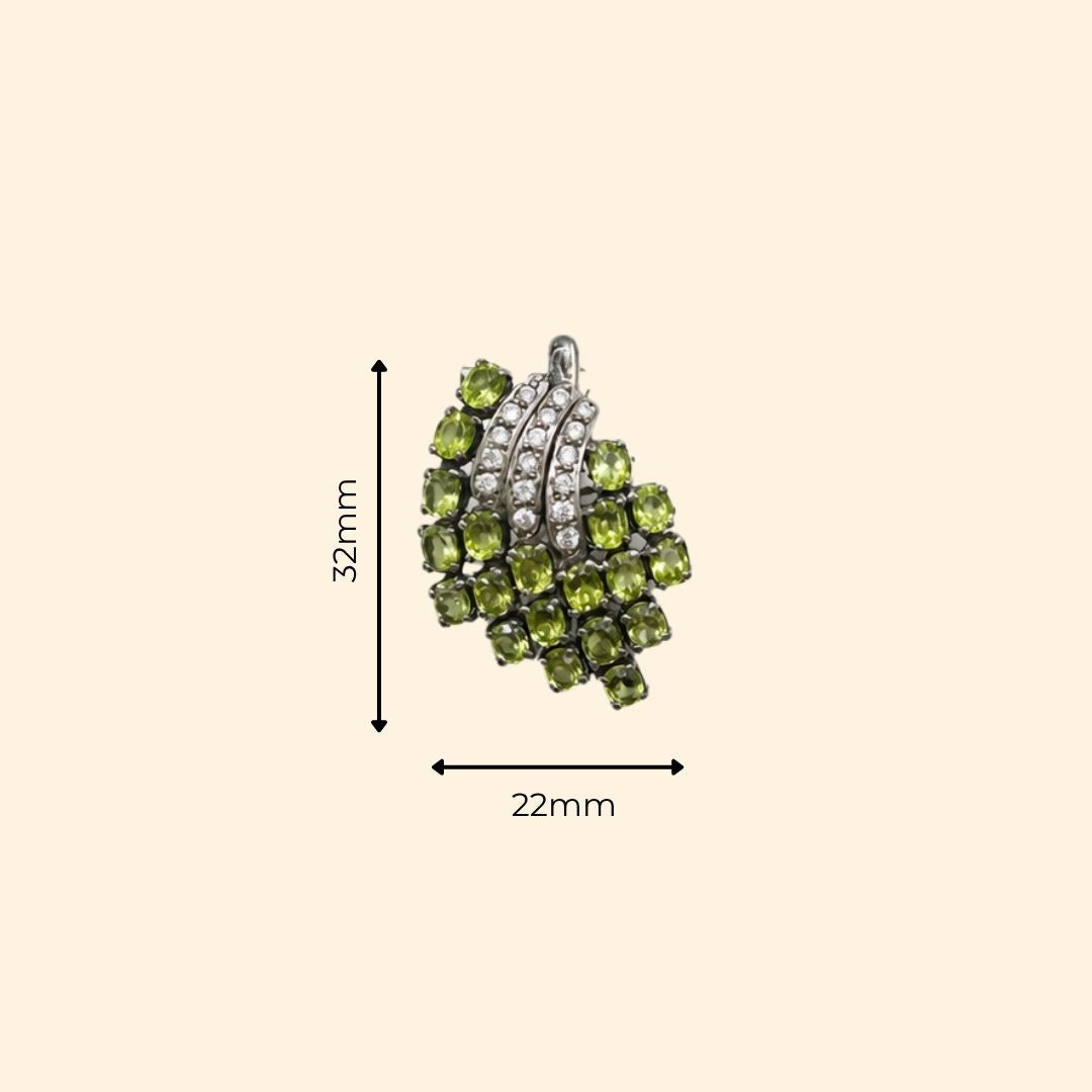 Pavlin Earrings in Peridot