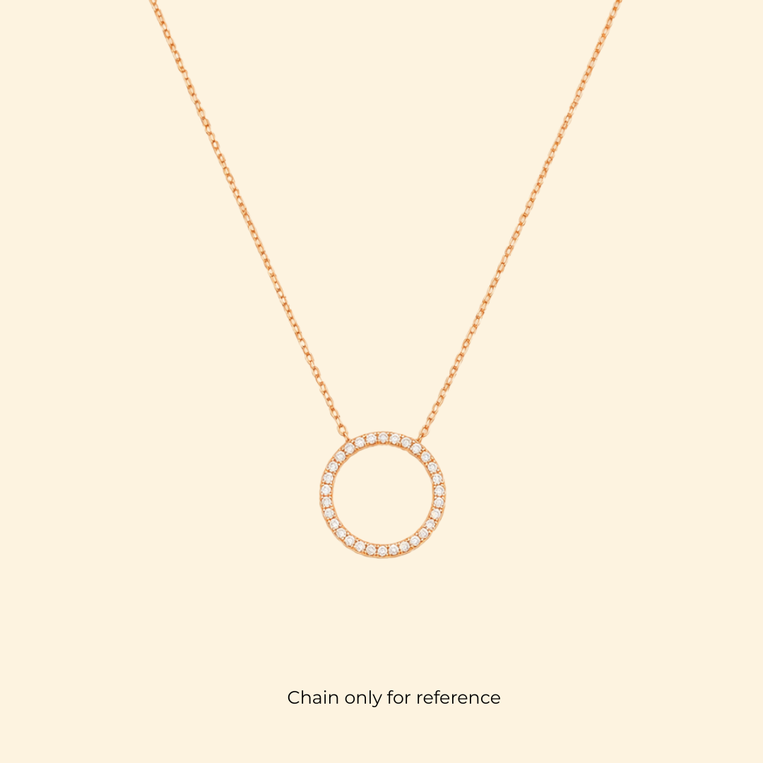 Diamond Eternity Halo Pendant