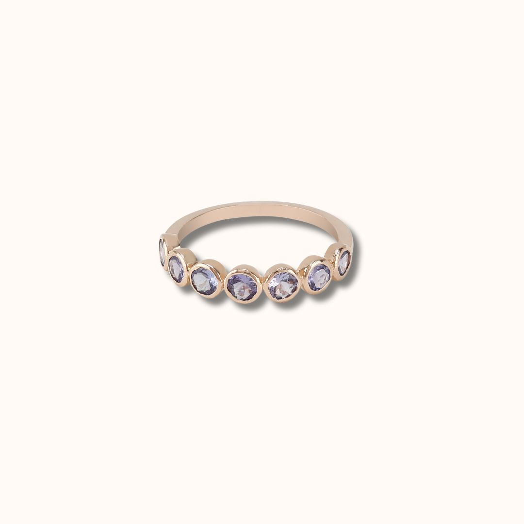 Tanzanite Bezel Ring