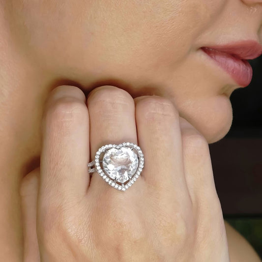 Sweetheart Ring in Crystal