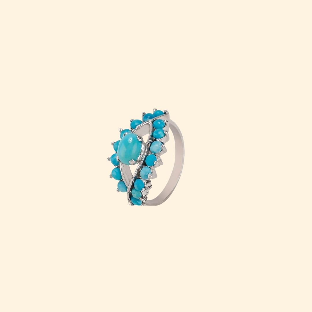 Evil Eye Ring in Turquoise