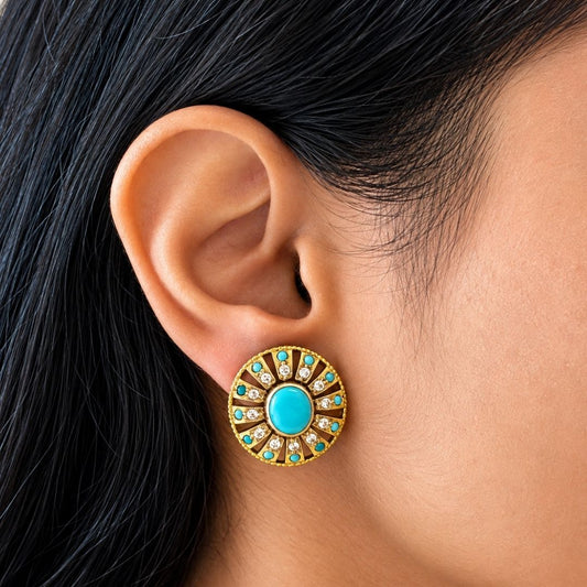Mimosa Earring In Turquoise