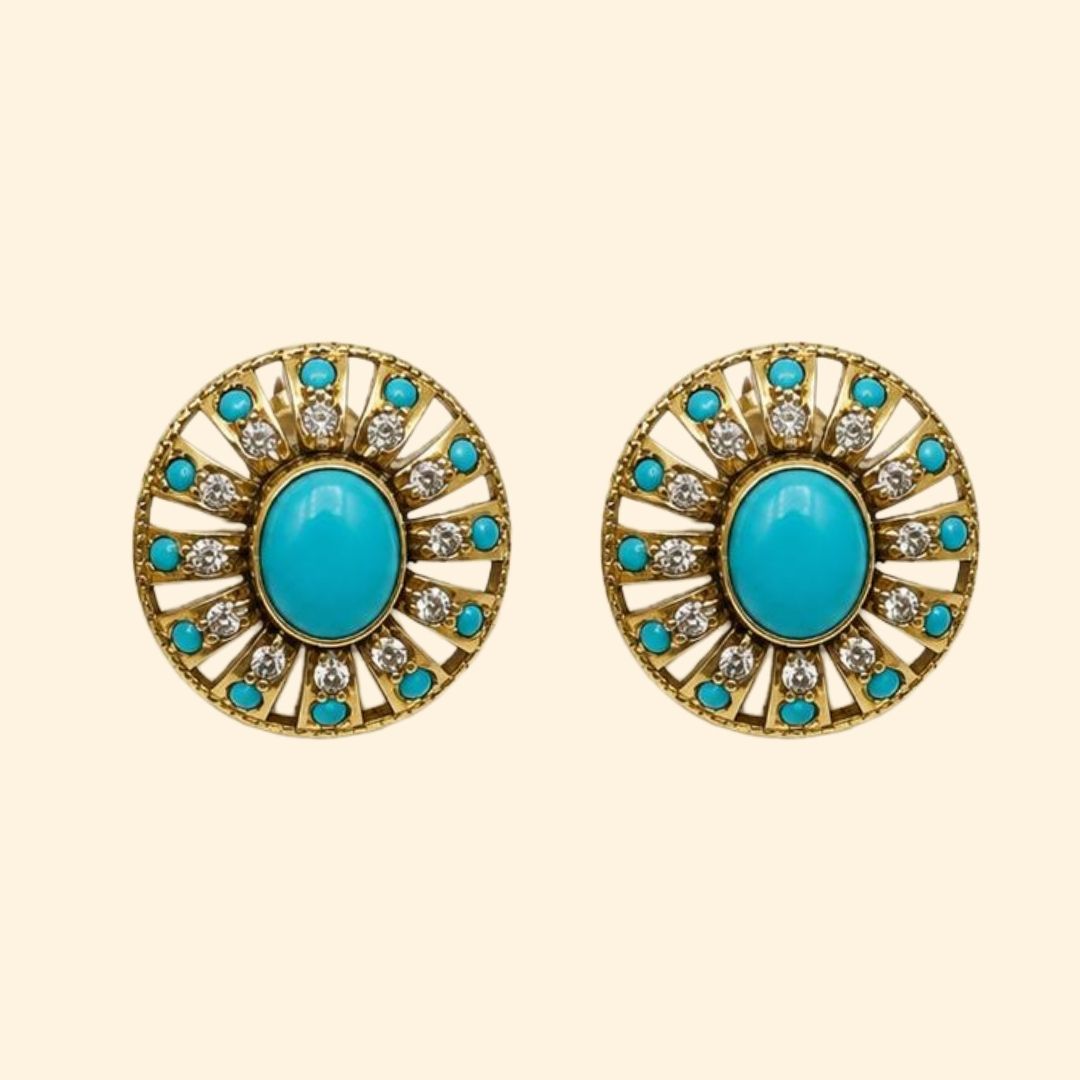Mimosa Earring In Turquoise
