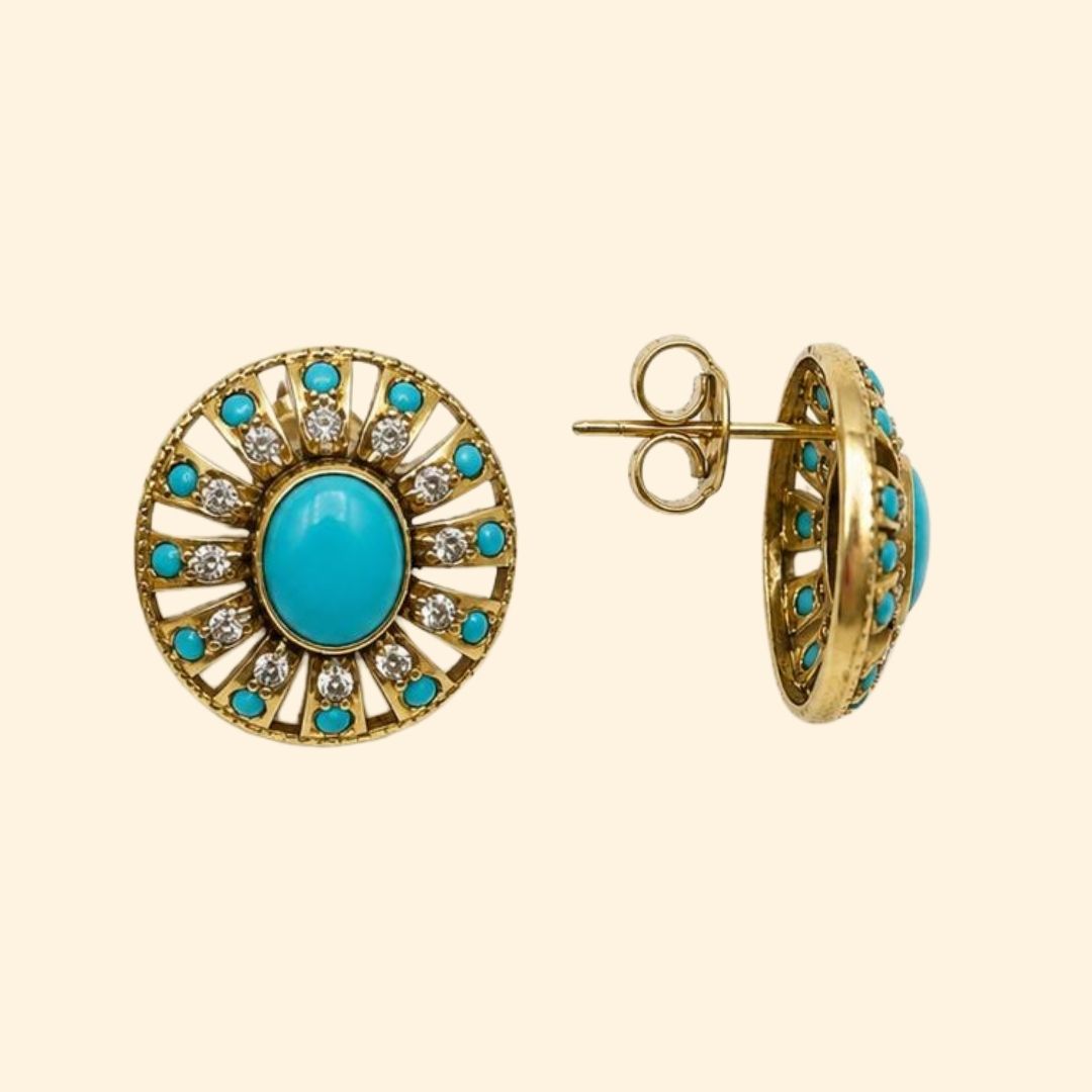 Mimosa Earring In Turquoise