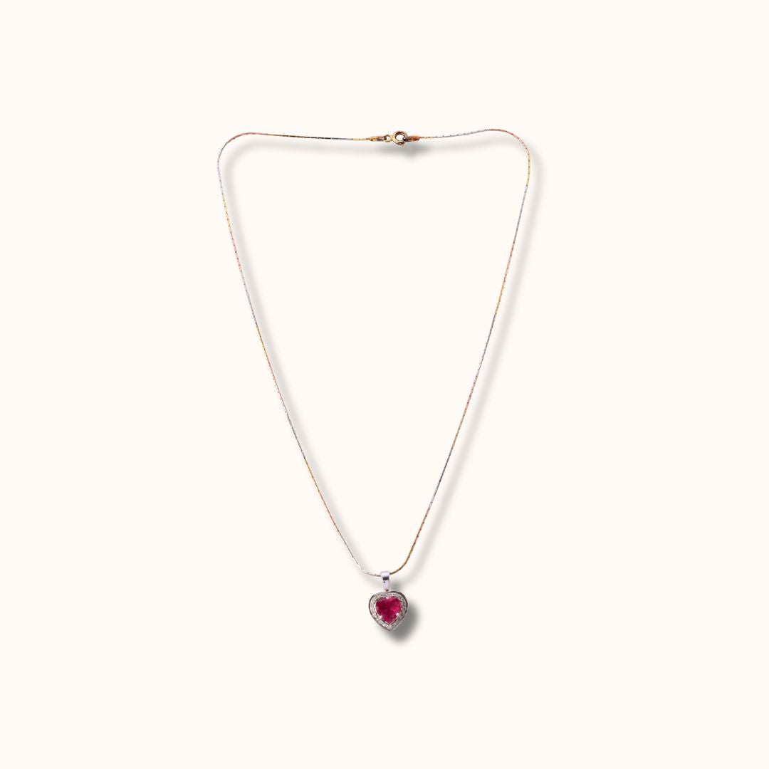 Heart's Desire Tourmaline Pendant