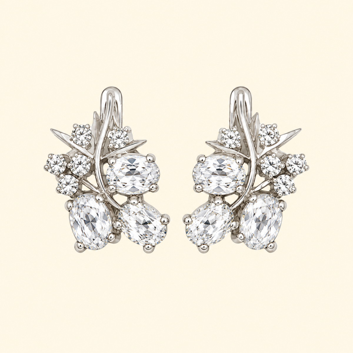 Zirconia Grape Earrings