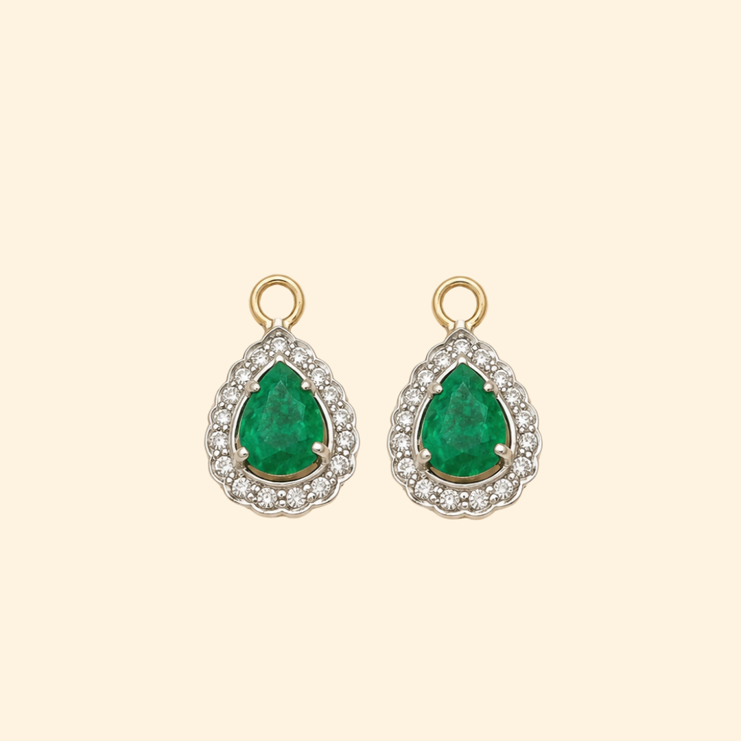 Emerald & Diamond Drop Attachment