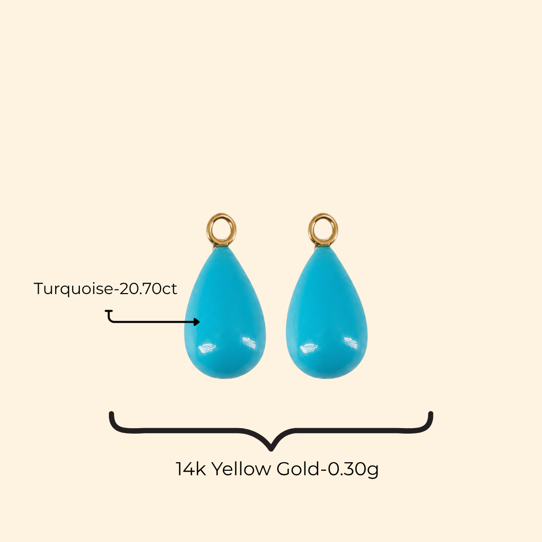 Turquoise Drop Attachment