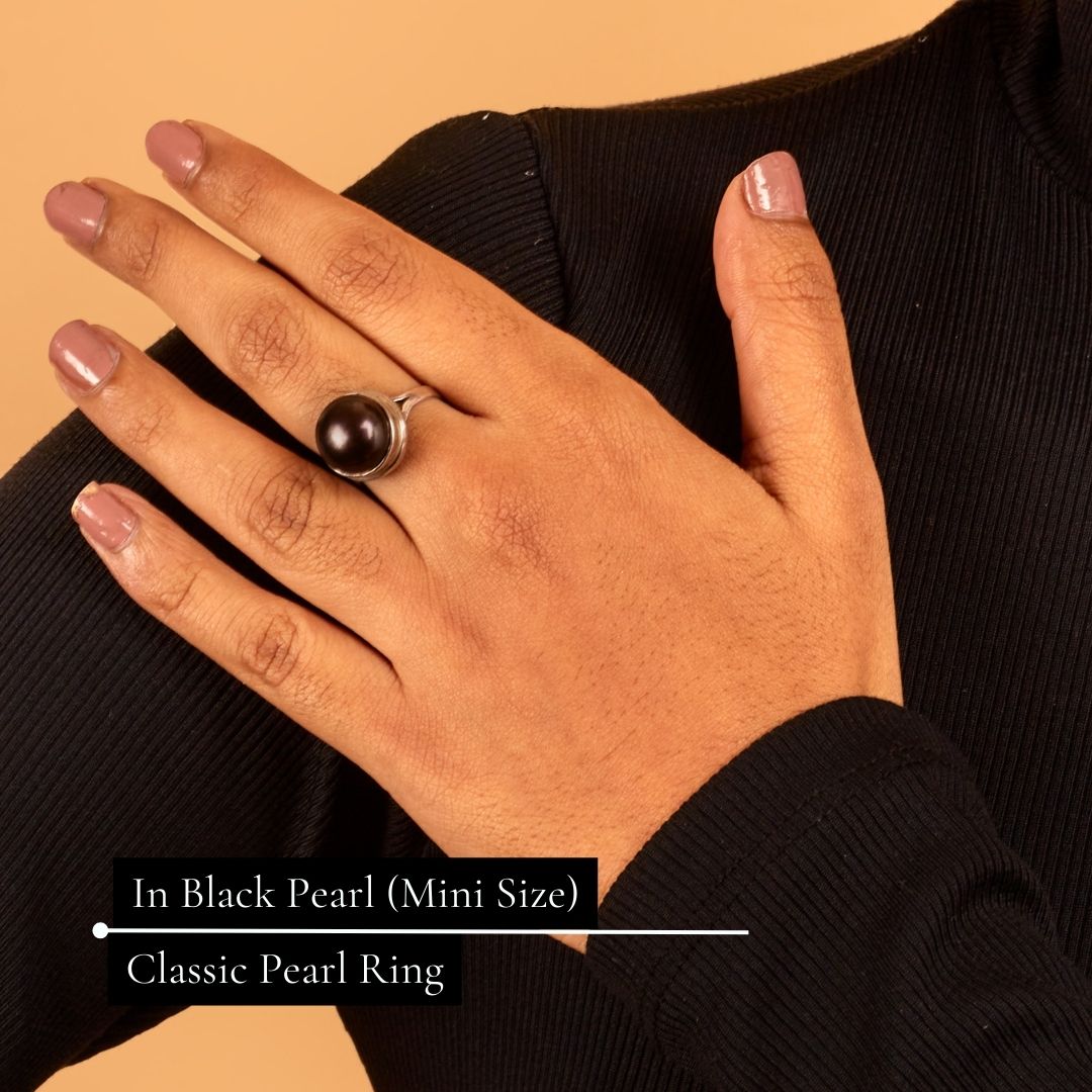 Classic Pearl Ring & Earring Set