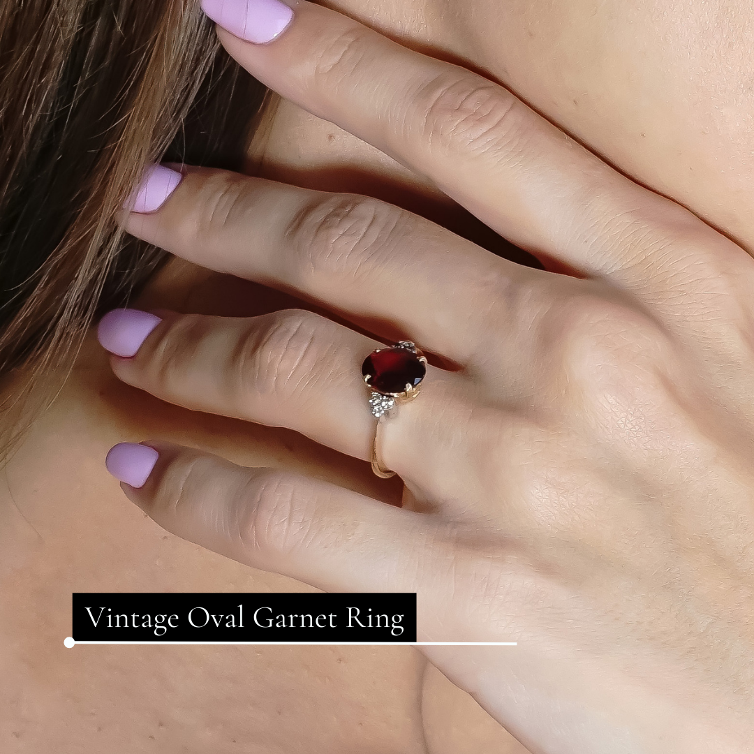 Vintage Garnet Ring