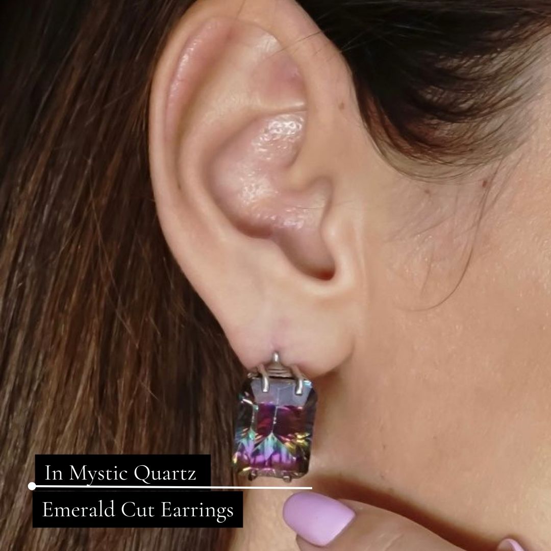 Emerald Cut Earrings