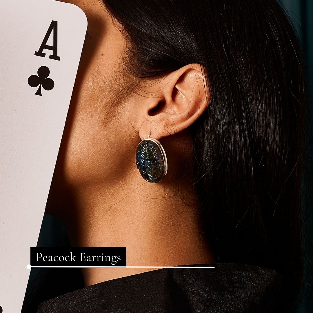 Peacock Earrings