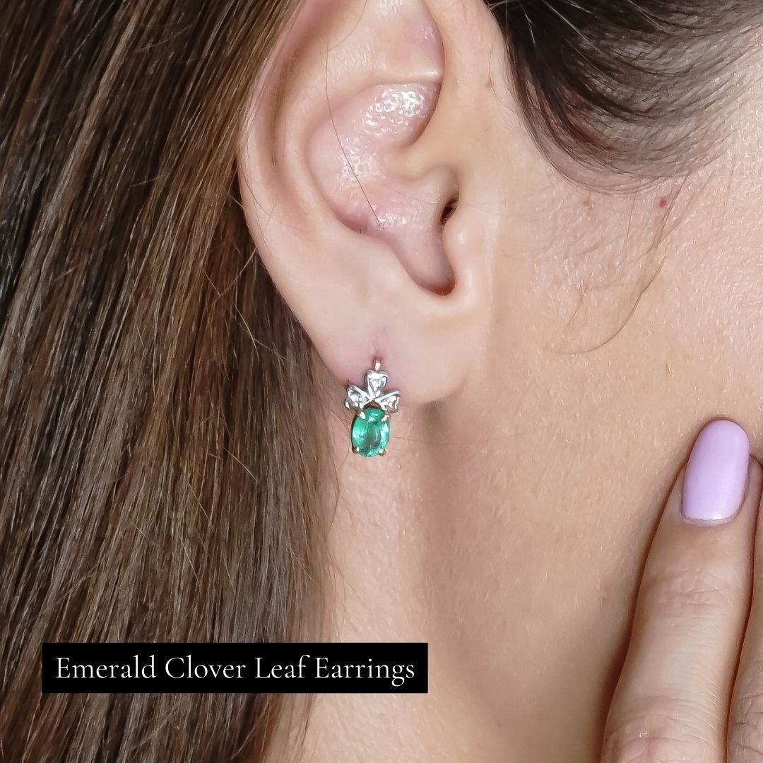 Emerald Cloverleaf Set